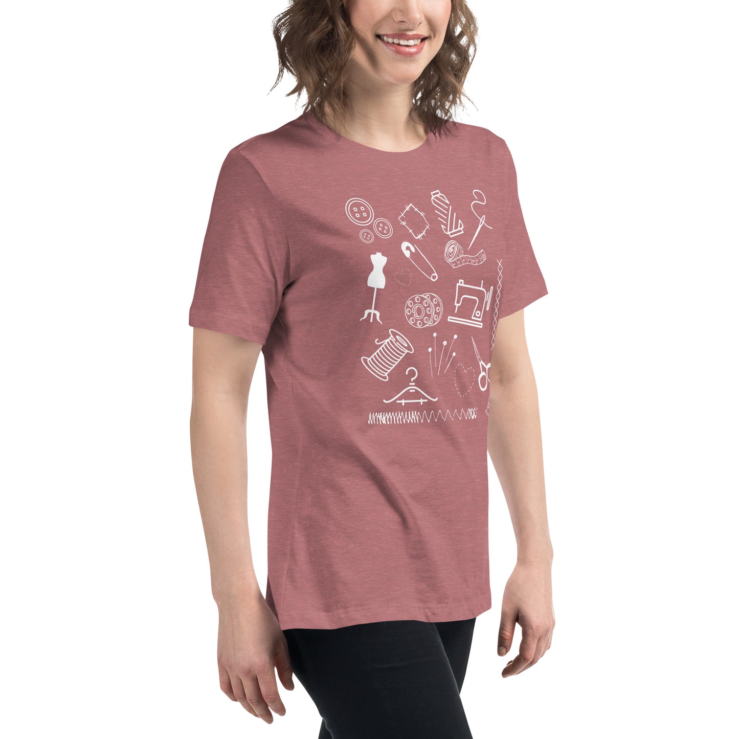 Sewing Doodles Women's Relaxed T-Shirt