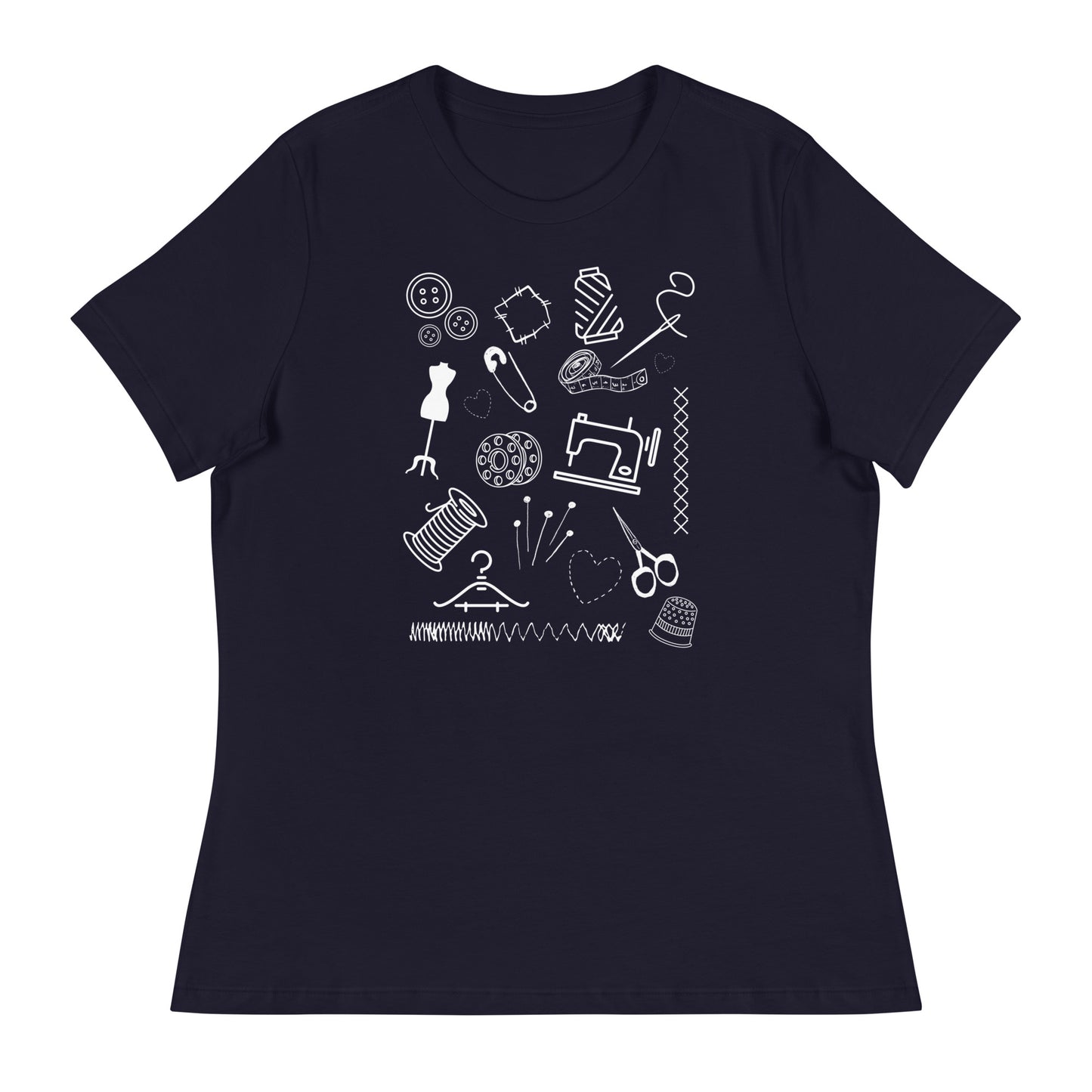 Sewing Doodles Women's Relaxed T-Shirt