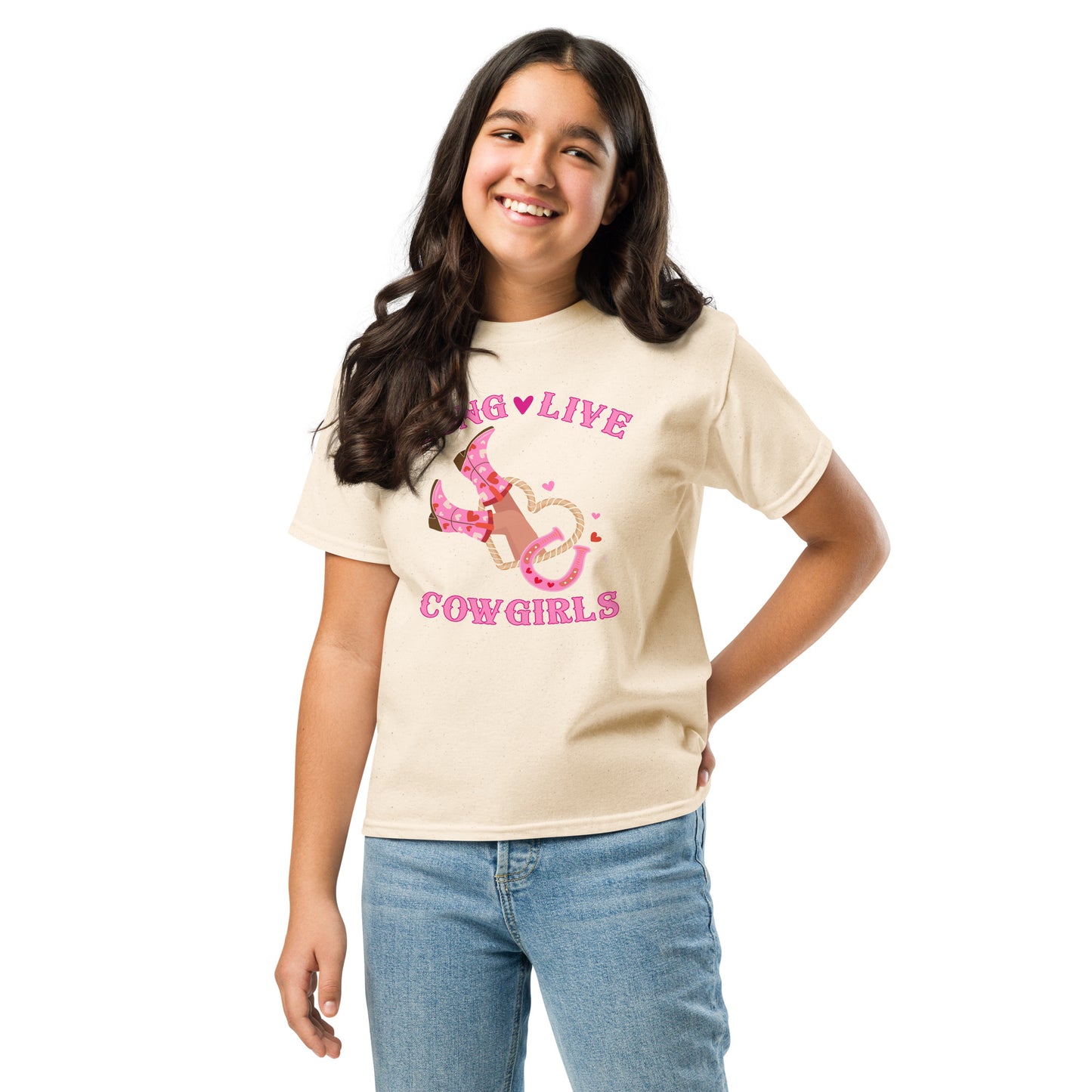 Long Live Cowgirls Boots-n-Hearts Youth classic tee