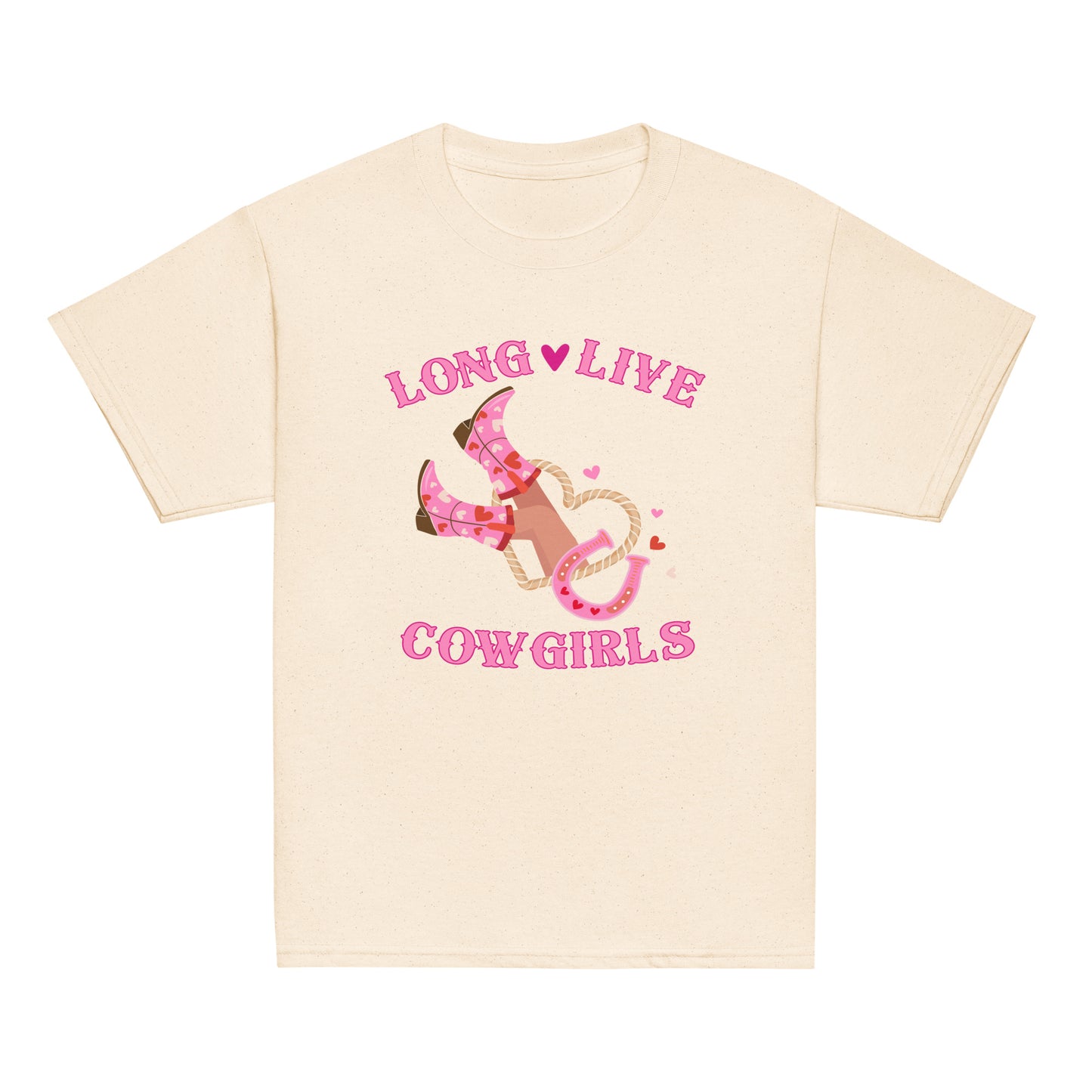 Long Live Cowgirls Boots-n-Hearts Youth classic tee