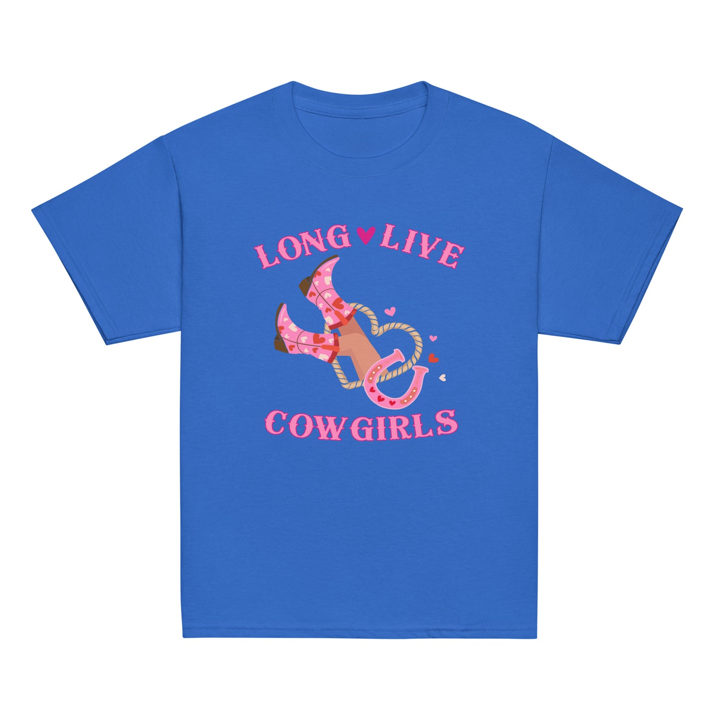 Long Live Cowgirls Boots-n-Hearts Youth classic tee