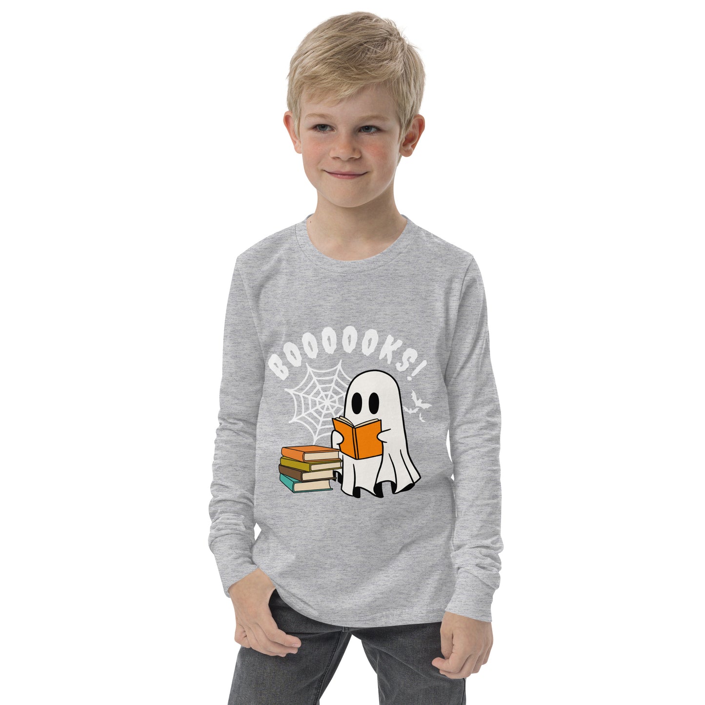 BOOOKS! Youth long sleeve tee