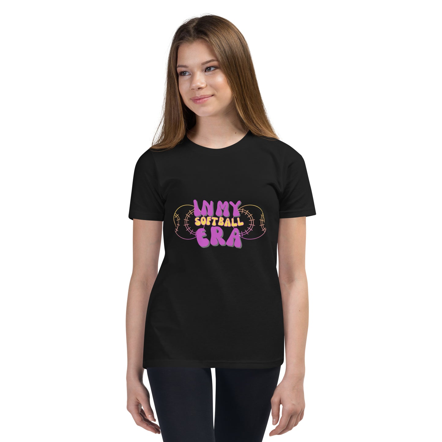 Softball ERA Purple Youth Short Sleeve T-Shirt