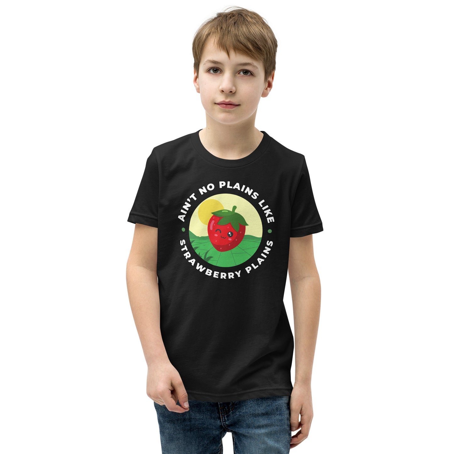 Ain't No Plains Like Strawberry Plains Youth Short Sleeve T-Shirt