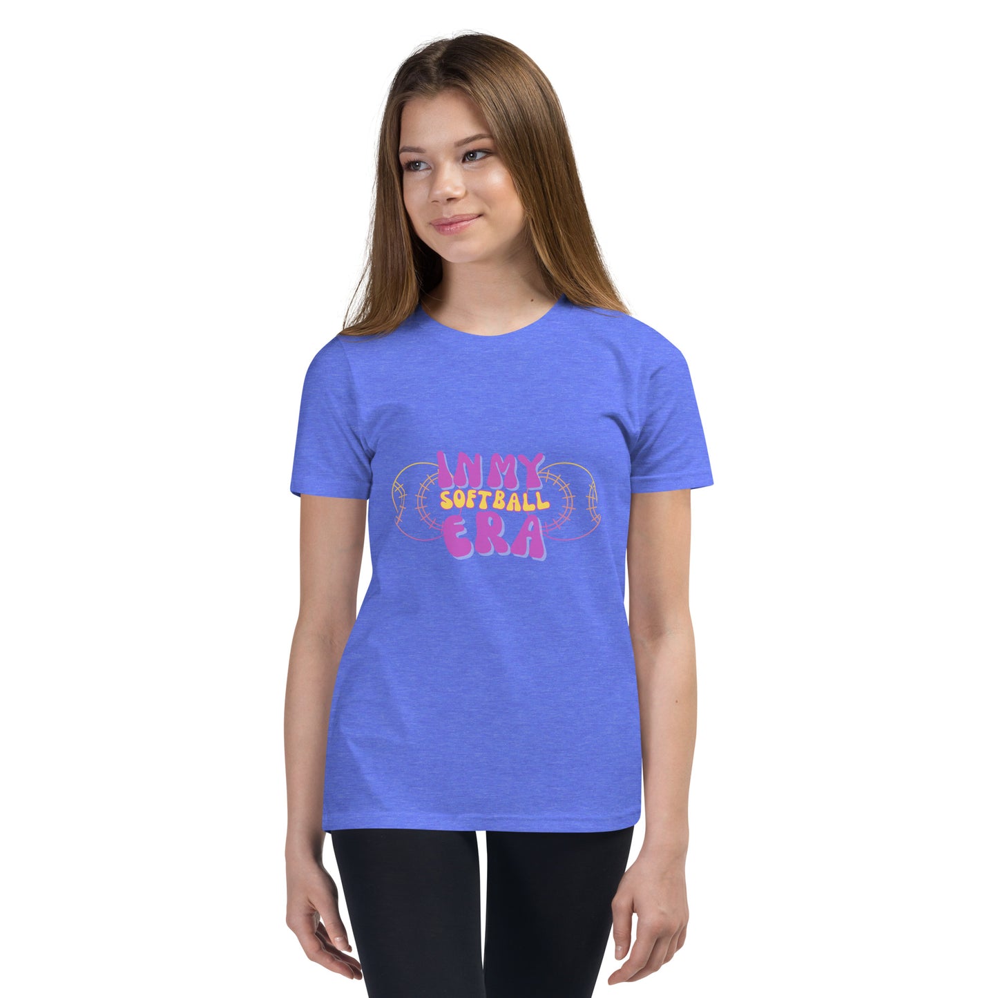 Softball ERA Purple Youth Short Sleeve T-Shirt