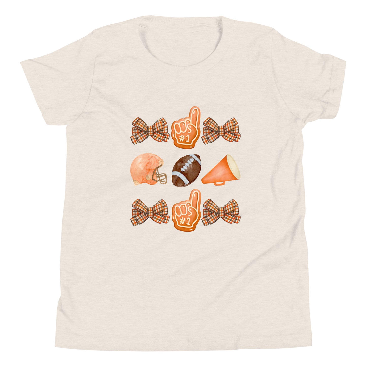 Vintage Football Youth Short Sleeve T-Shirt