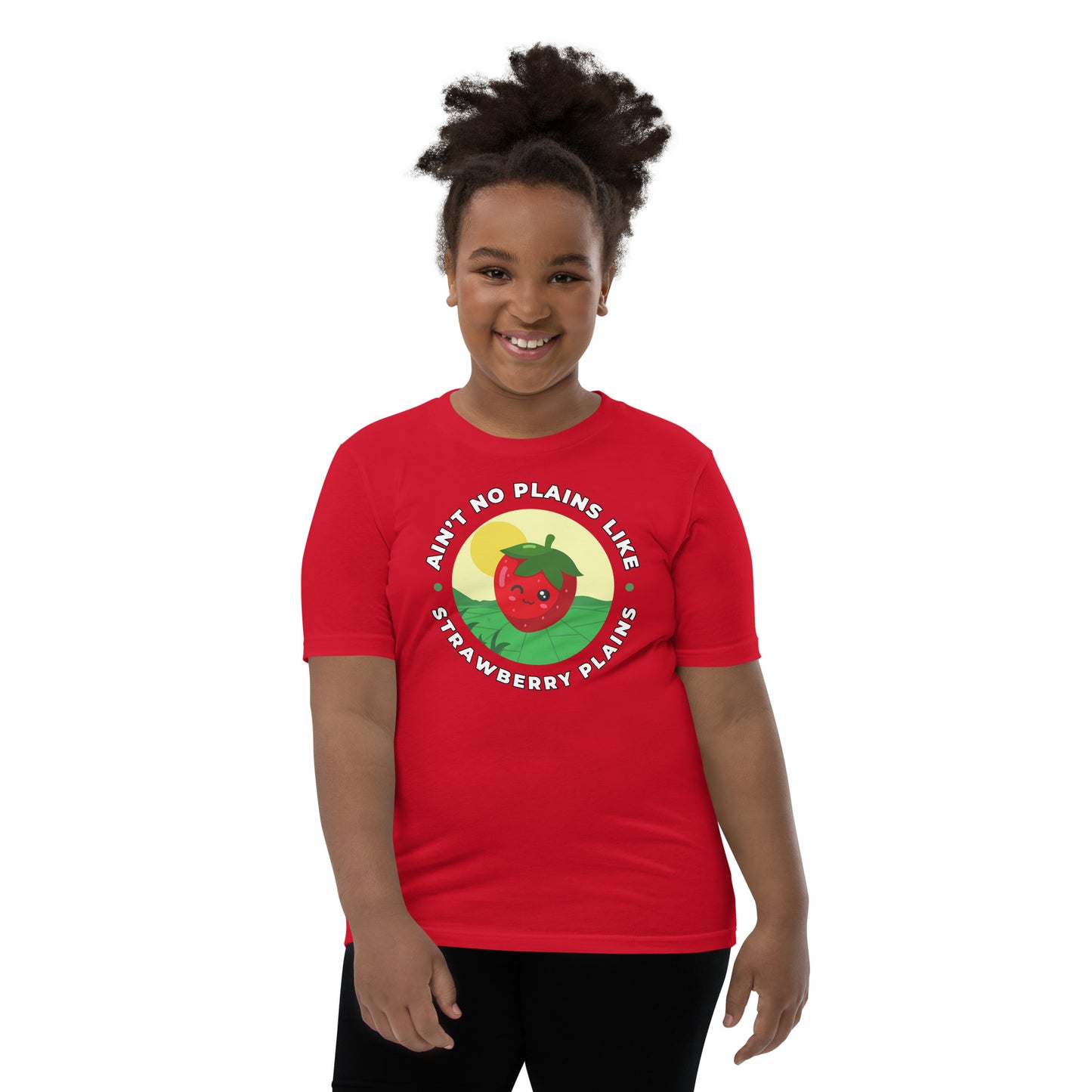 Ain't No Plains Like Strawberry Plains Youth Short Sleeve T-Shirt