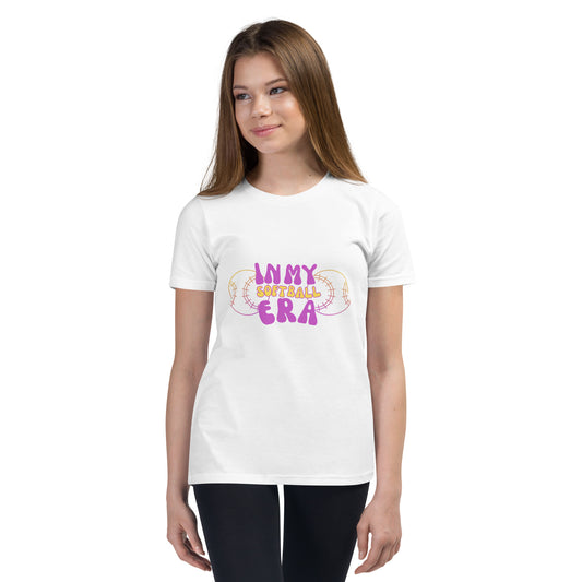 Softball ERA Purple Youth Short Sleeve T-Shirt
