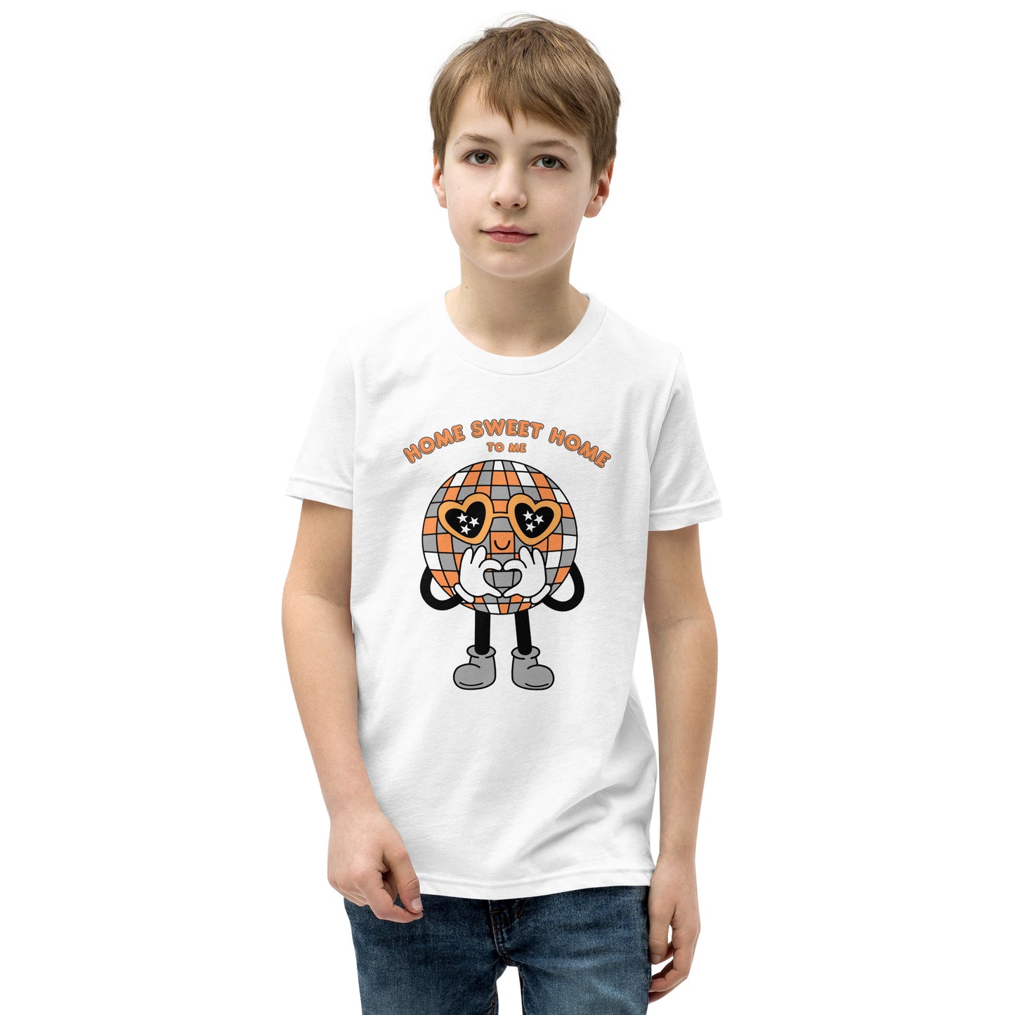 Home Sweet Home Disco Youth Short Sleeve T-Shirt