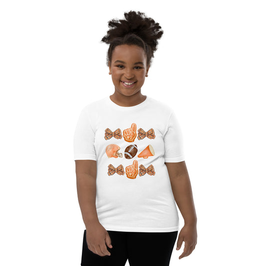 Vintage Football Youth Short Sleeve T-Shirt