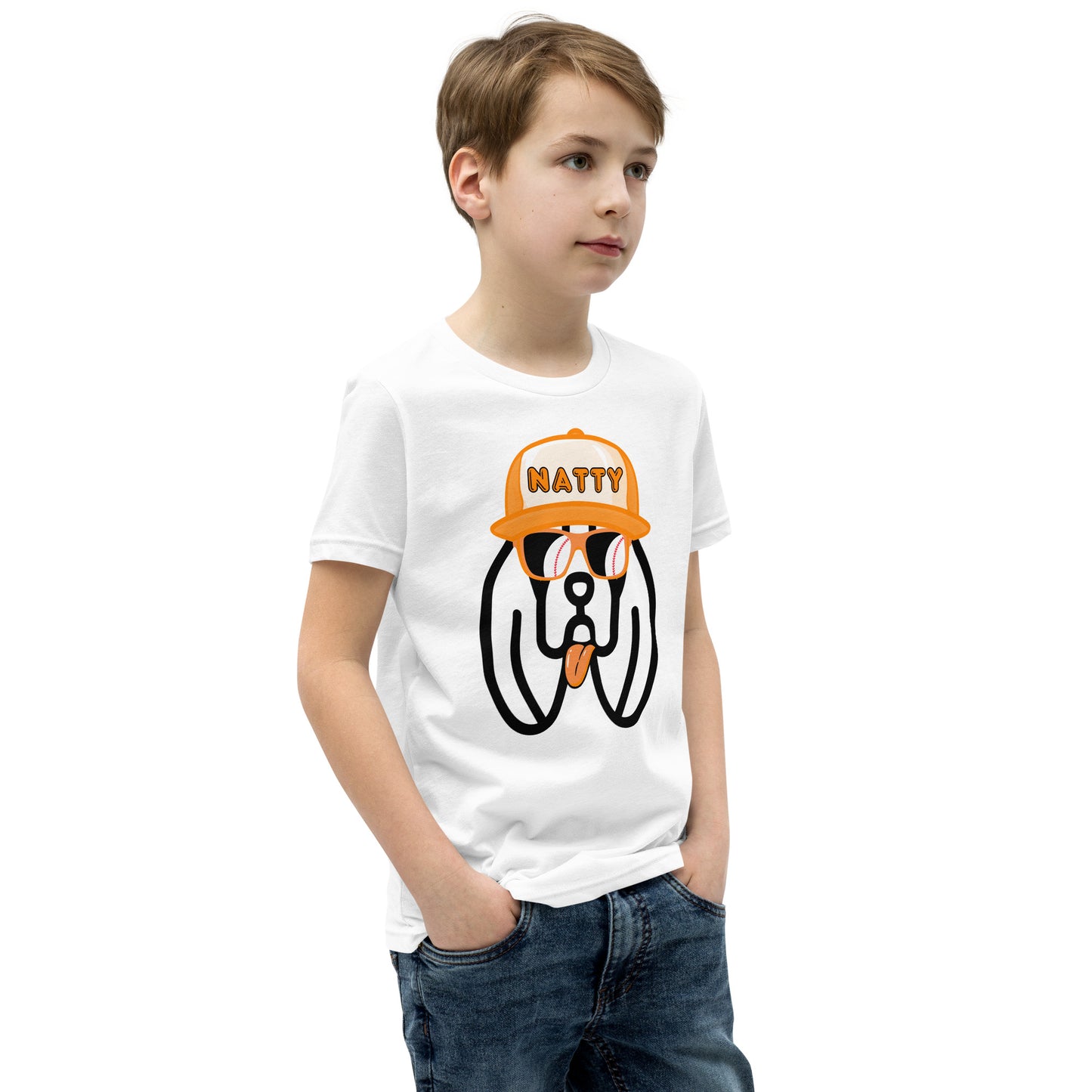 Natty Hound Dog Youth Short Sleeve T-Shirt